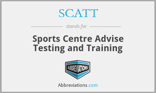 SCATT - Sports Centre Advise Testing and Training