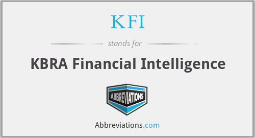KFI - KBRA Financial Intelligence