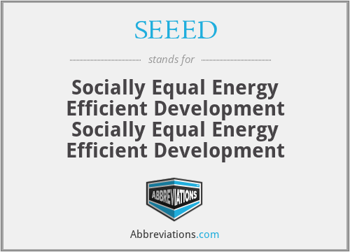 SEEED - Socially Equal Energy Efficient Development Socially Equal Energy Efficient Development