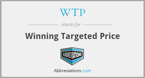 WTP - Winning Targeted Price