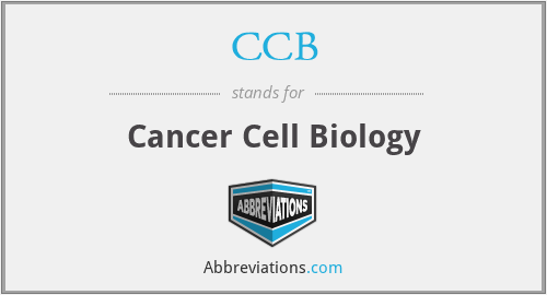 CCB - Cancer Cell Biology