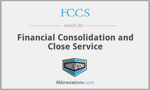 FCCS - Financial Consolidation and Close Service