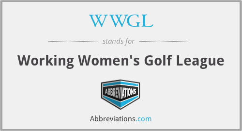 WWGL - Working Women's Golf League