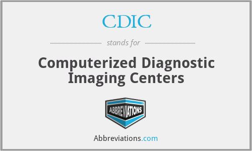 CDIC - Computerized Diagnostic Imaging Centers