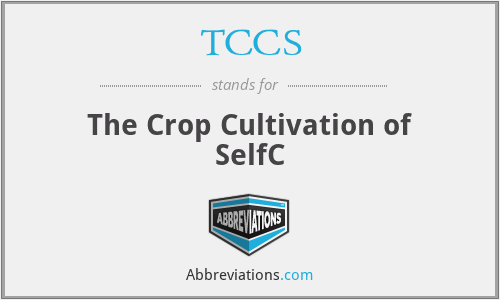 TCCS - The Crop Cultivation of SelfC
