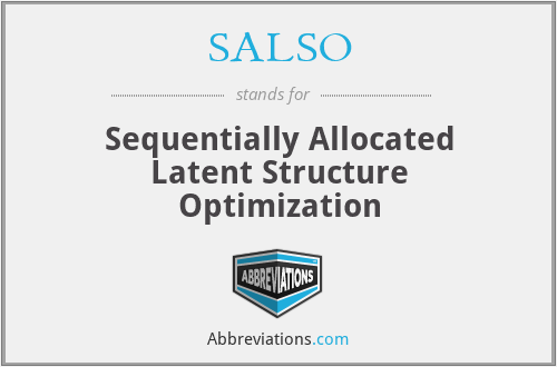 SALSO - Sequentially Allocated Latent Structure Optimization