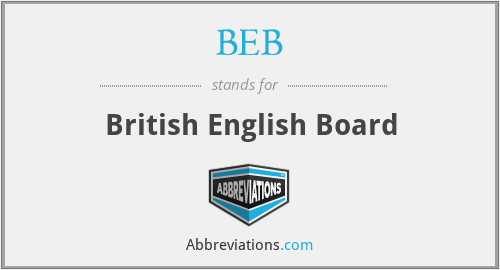 BEB - British English Board