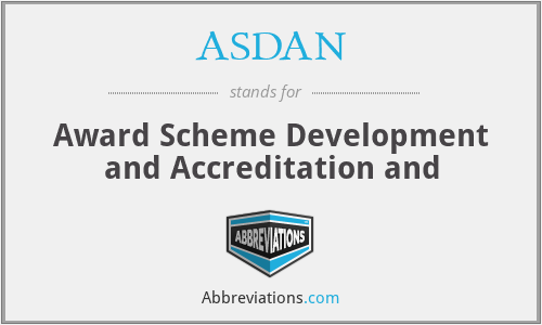 ASDAN - Award Scheme Development and Accreditation and