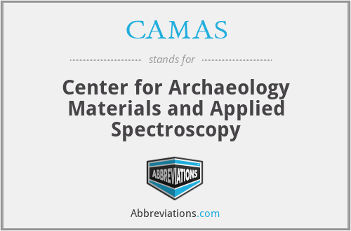 CAMAS - Center for Archaeology Materials and Applied Spectroscopy