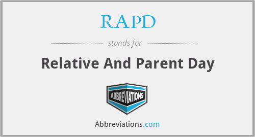 RAPD - Relative And Parent Day