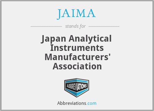 JAIMA - Japan Analytical Instruments Manufacturers' Association