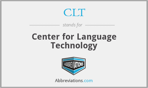 CLT - Center for Language Technology