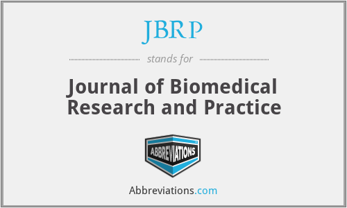 JBRP - Journal of Biomedical Research and Practice