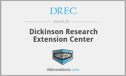 DREC - Dickinson Research Extension Center