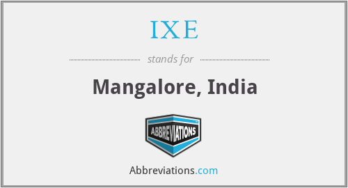 IXE - Mangalore, India
