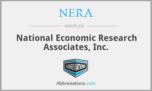 NERA - National Economic Research Associates, Inc.