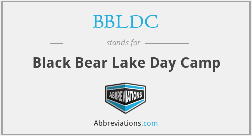 BBLDC - Black Bear Lake Day Camp