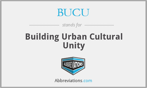 BUCU - Building Urban Cultural Unity