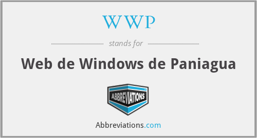WWP - Web de Windows de Paniagua