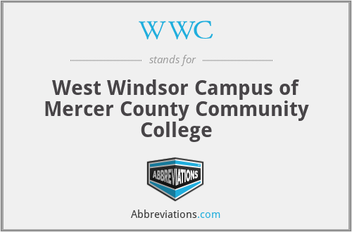 WWC - West Windsor Campus of Mercer County Community College