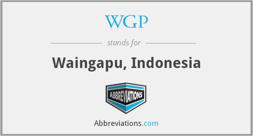 WGP - Waingapu, Indonesia