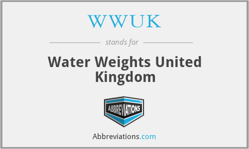 WWUK - Water Weights United Kingdom