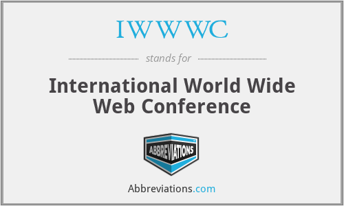 IWWWC - International World Wide Web Conference
