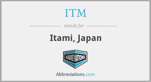 ITM - Itami, Japan