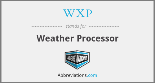 WXP - Weather Processor