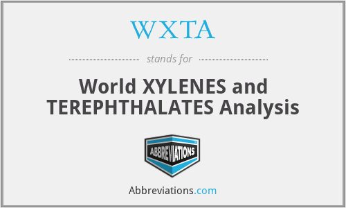 WXTA - World XYLENES and TEREPHTHALATES Analysis