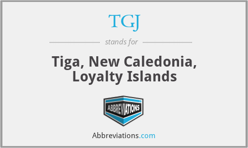 TGJ - Tiga, New Caledonia, Loyalty Islands