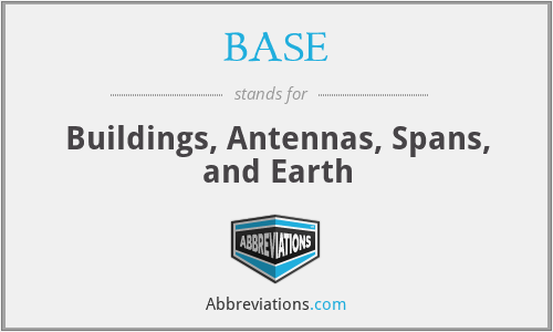 BASE - Buildings, Antennas, Spans, and Earth