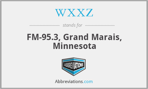 WXXZ - FM-95.3, Grand Marais, Minnesota