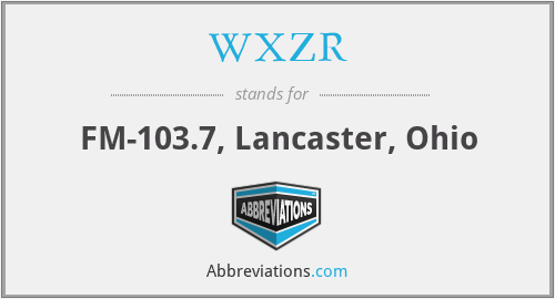 WXZR - FM-103.7, Lancaster, Ohio