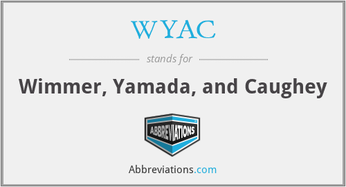WYAC - Wimmer, Yamada, and Caughey