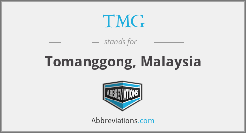 TMG - Tomanggong, Malaysia