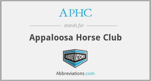 APHC - Appaloosa Horse Club