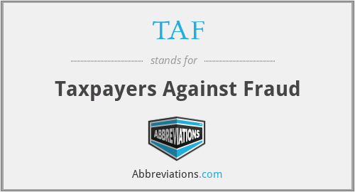 TAF - Taxpayers Against Fraud