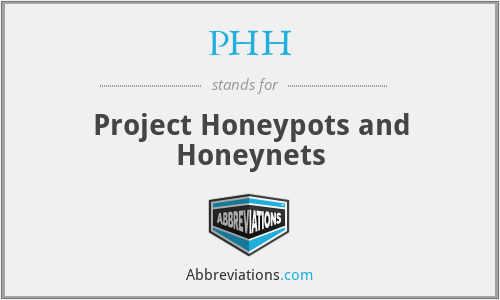 PHH - Project Honeypots and Honeynets