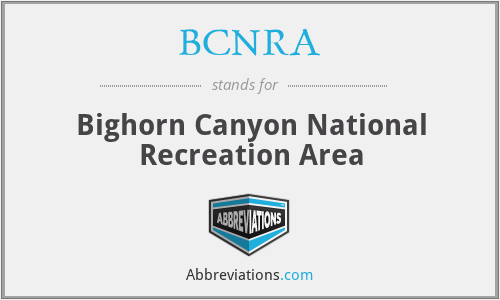 BCNRA - Bighorn Canyon National Recreation Area