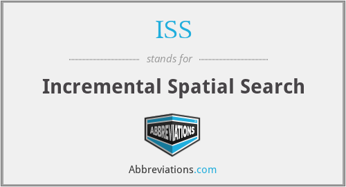 ISS - Incremental Spatial Search