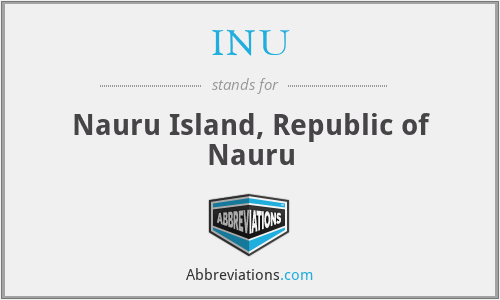 INU - Nauru Island, Republic of Nauru