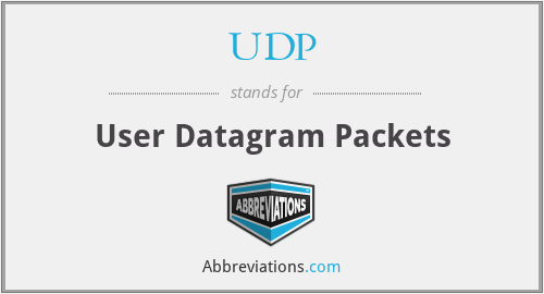 UDP - User Datagram Packets