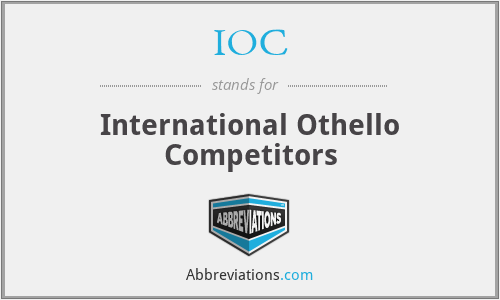 IOC - International Othello Competitors