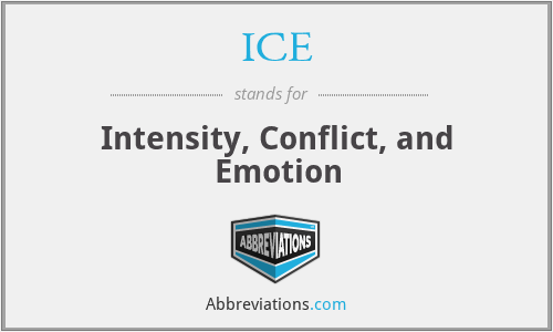 ICE - Intensity, Conflict, and Emotion
