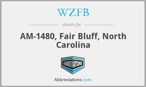 WZFB - AM-1480, Fair Bluff, North Carolina