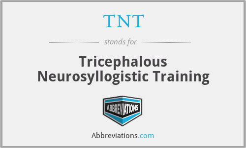 TNT - Tricephalous Neurosyllogistic Training