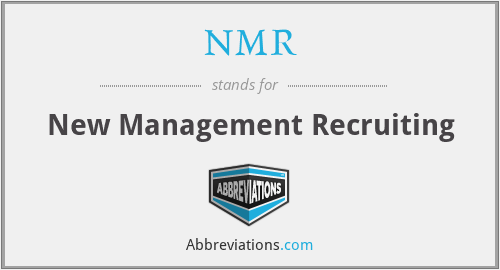 NMR - New Management Recruiting