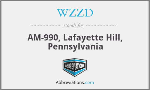 WZZD - AM-990, Lafayette Hill, Pennsylvania