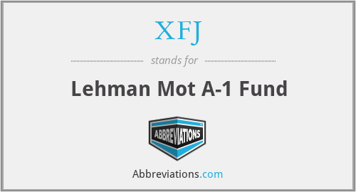 XFJ - Lehman Mot A-1 Fund